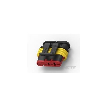Te Connectivity 4P Plug Connector 282088-3